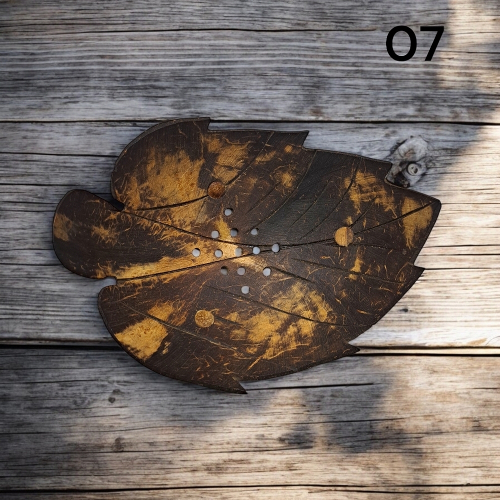 Handmade Coconut Shell Soap Dish